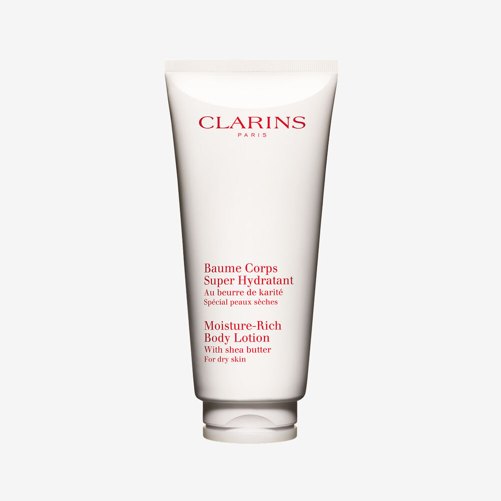 Moisture-Rich Body Lotion 200ml packshot with ingredient