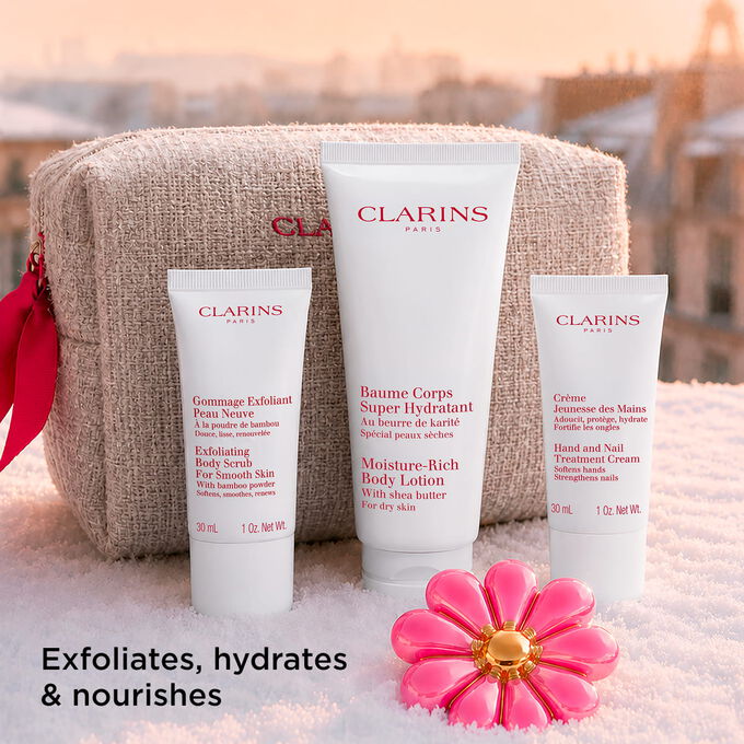 Moisturising and Exfoliating Body Care Set