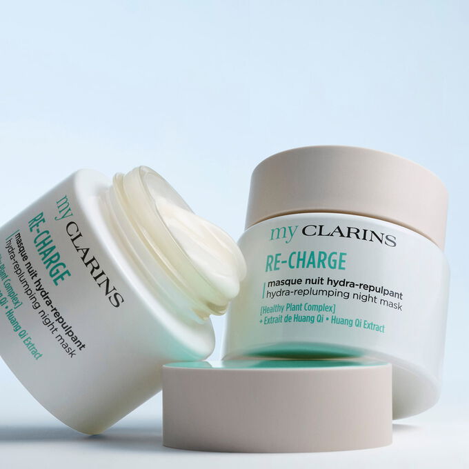Re-Charge Detox-replumping Night Mask refreshing cream gel texture