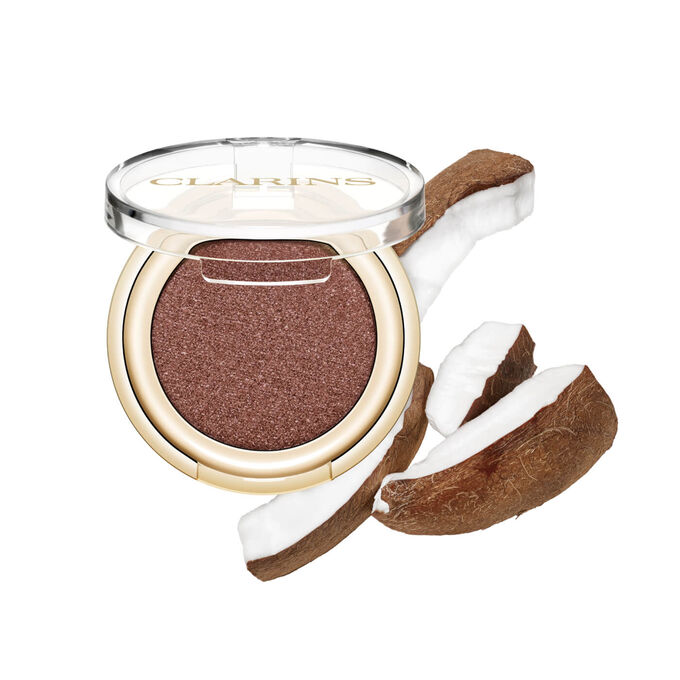 Gold eyeshadow shade with coconut ingredient