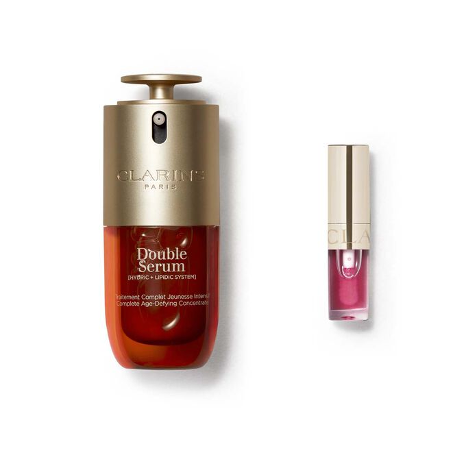 Age-Control Skincare Set - Double Serum and Lip Comfort Oil