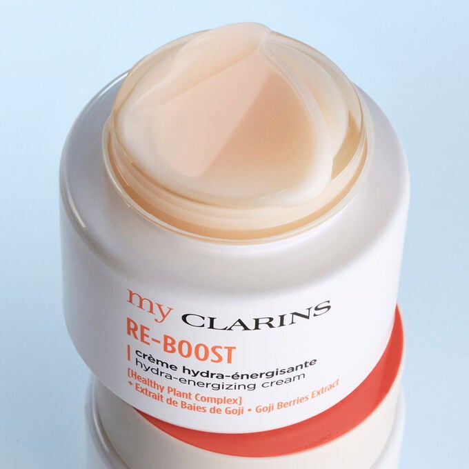 My Clarins Re-Boost Hydra-energizing cream with goji berry and fig extract