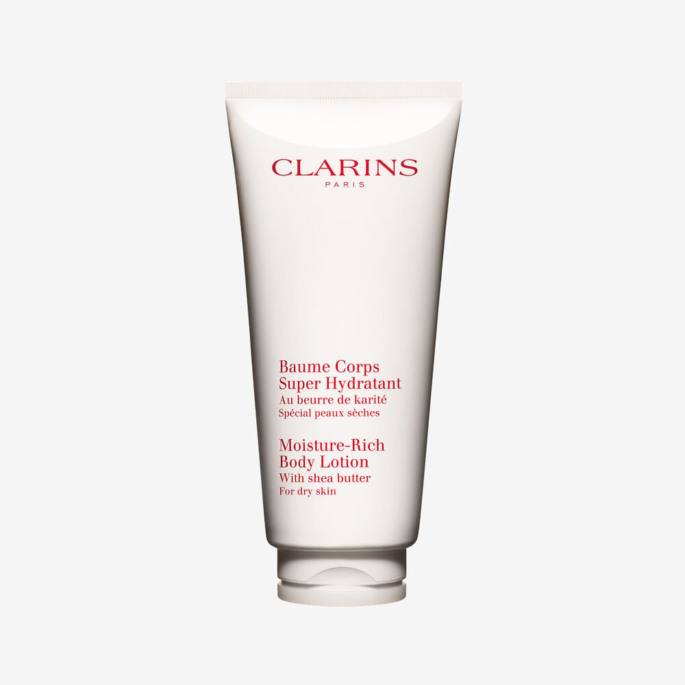 Moisture-Rich Body Lotion 200ml packshot with ingredient