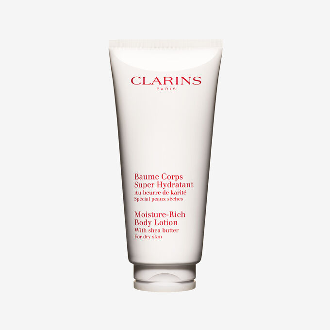 Moisture-Rich Body Lotion 200ml packshot with ingredient