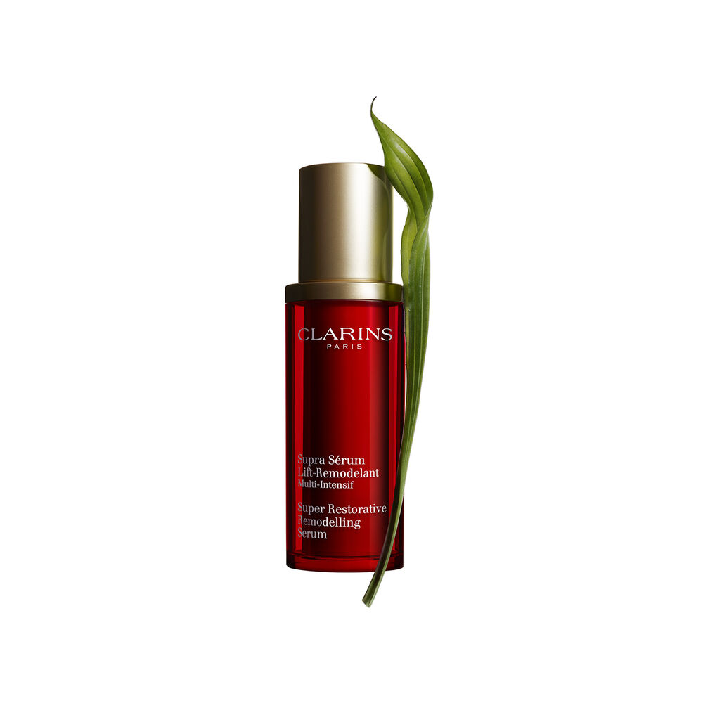 Super Restorative Remodelling Serum 30ml packshot with ingredient