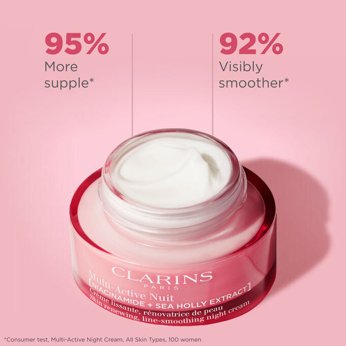 Multi-Active Night Cream Line Smoothing Dry Skin 30+