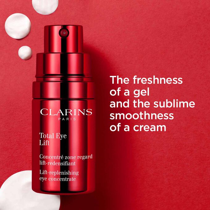 Total Eye Lift fresh gel and smooth cream texture