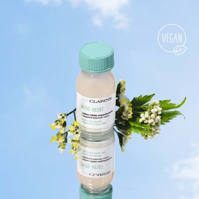 Vegan pure-reset targeted blemish lotion