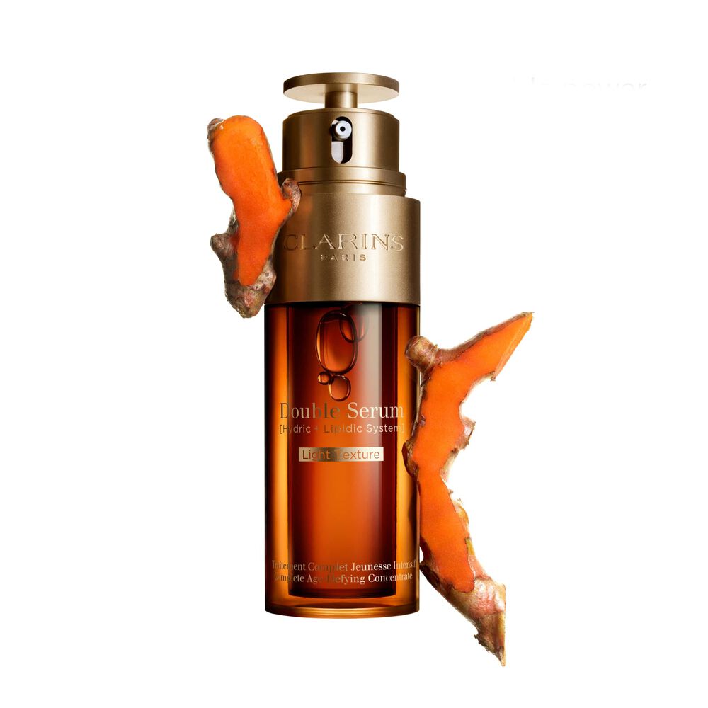Double Serum Light Texture packshot with ingredient