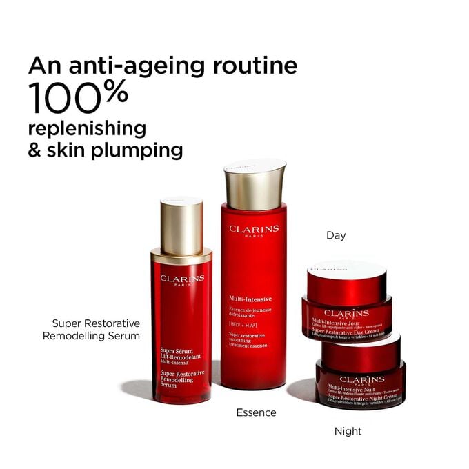 Super-Restorative anti-ageing routine with Remodelling Serum, Essence, Day and Night creams