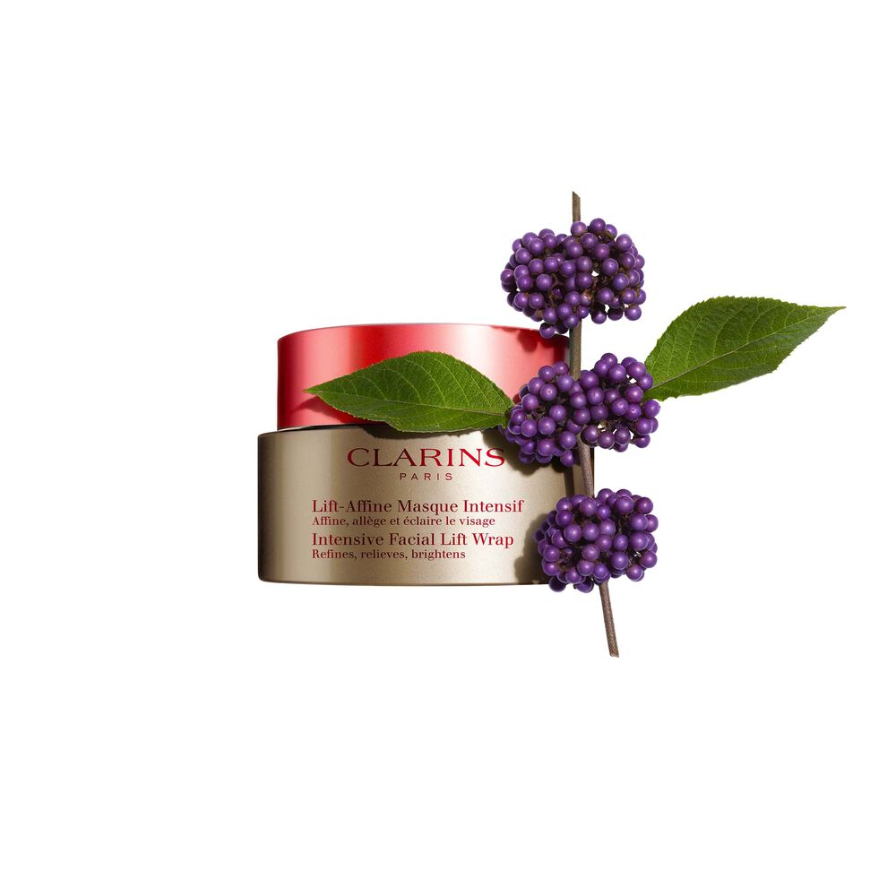 Intensive Facial Lift Wrap packshot with ingredient