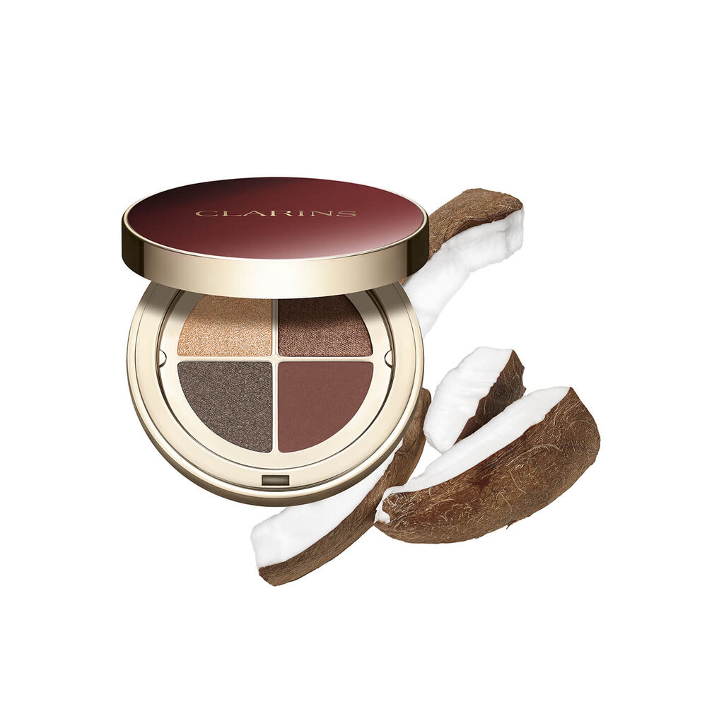 4 shades eyeshadow set with coconut ingredient