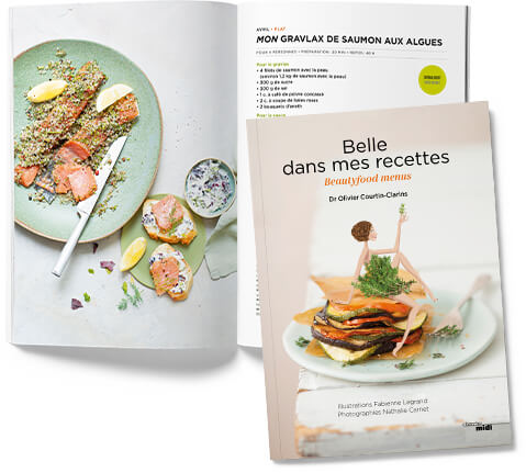 recipe book by Olivier Courtin Clarins