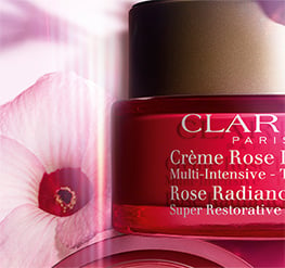 Rose Radiance Cream with hibiscus flower pack
