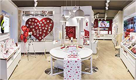 Clarins store interior