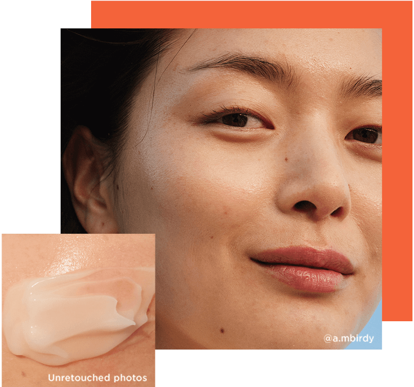 Orange coloured background, Model combination skin, Texture on skin mask Orange coloured background, Model combination skin, Texture on skin mask