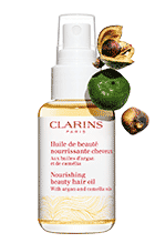 Clarins hair oil