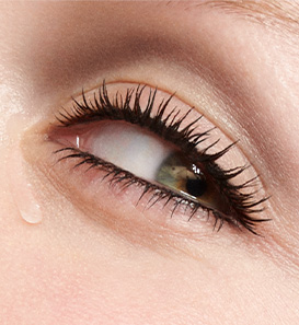 Eye with teardrop