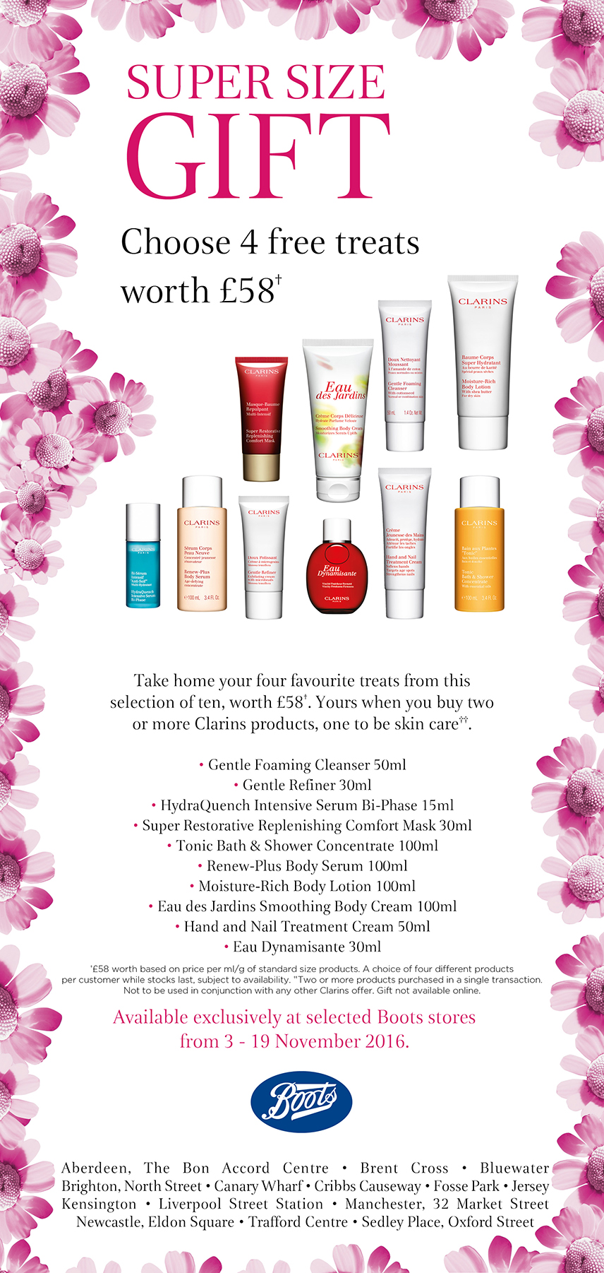 boots clarins cleanser